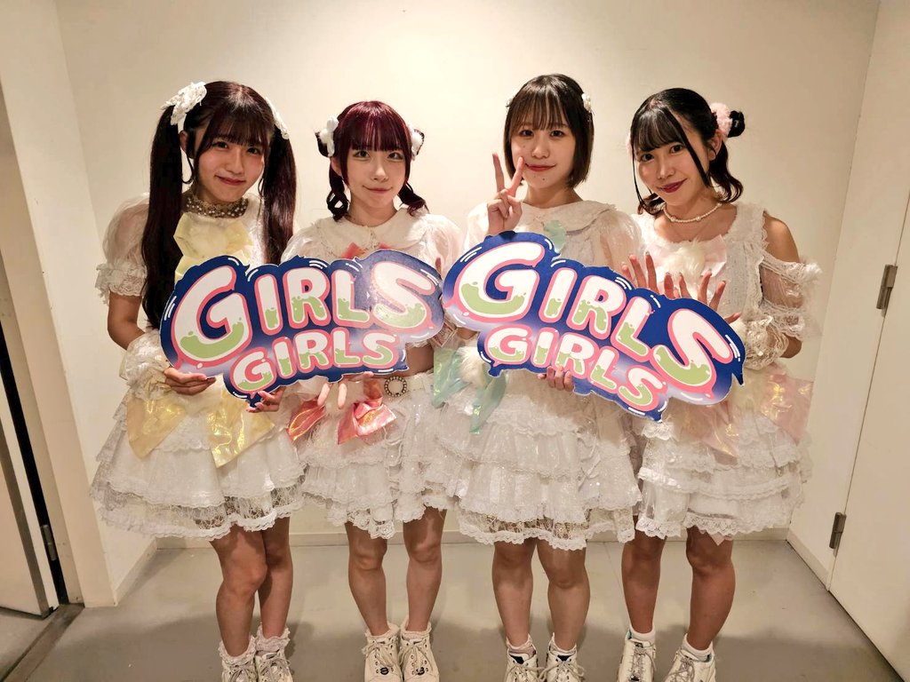 4/29(月祝) TOKYO GIRLS GIRLS extra!! @時事通信ホール 続きましては… 天使にはなれないさんです👼 静止画・動画撮影不可です🙅 #てんはな #GIRLSGIRLS #TGG