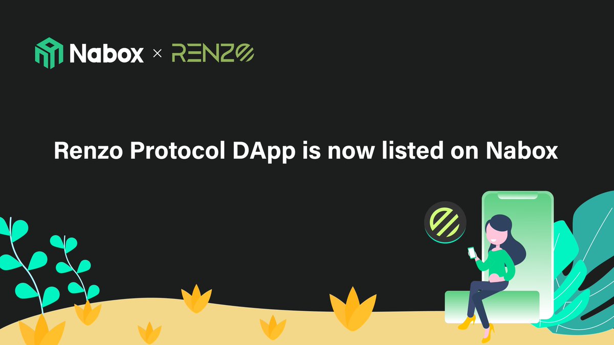 RenzoProtocol is now listed on Nabox dApp zone👏👏 @RenzoProtocol is a liquid restaking solution and strategy manager for #EigenLaye. Download NaboxWallet at nabox.io, switch network to Ethereum and stake $ETH to explore✨ #Restaking #ETH #Renzo #Nabox