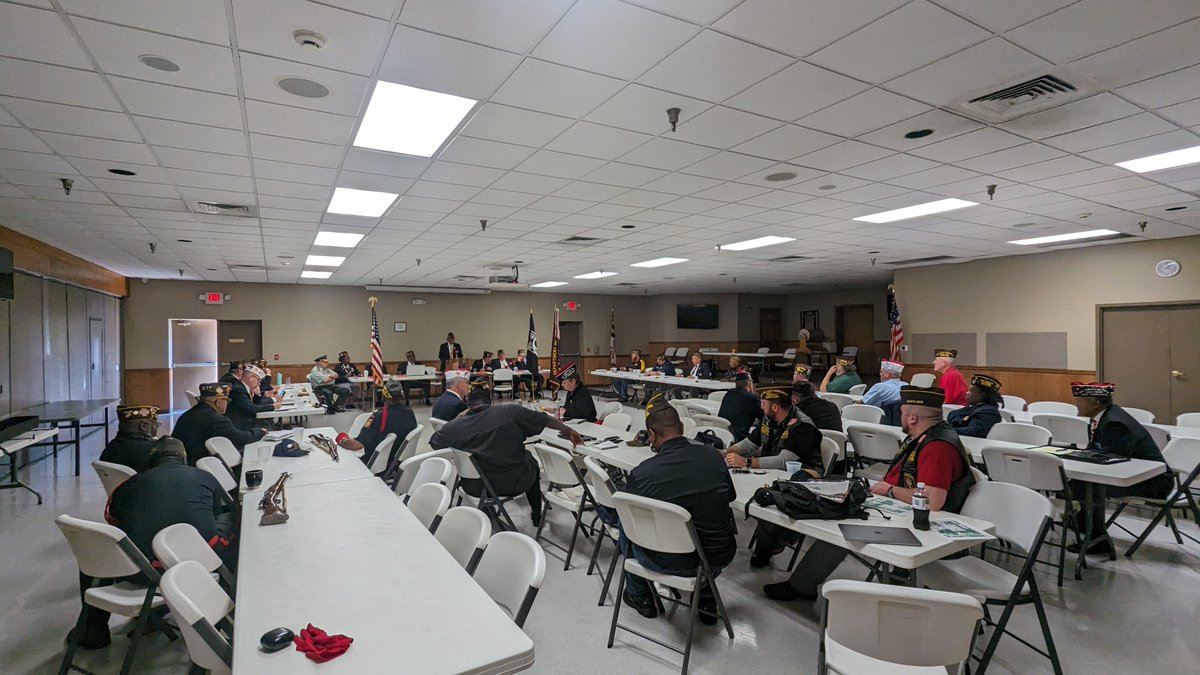Members of the #Frederick #VFW joined leaders of the Department of #Maryland at the quarterly Council of Administration today in Hagerstown. It's great to see the leaders of the organization meeting and communicating with each other.