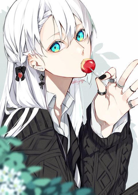 「holding lollipop」 illustration images(Latest｜RT&Fav:50)