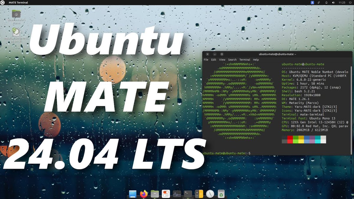 Ubuntu MATE 🧉 24.04 LTS was released last week. Here's a great video 🎬️ providing an overview of Ubuntu MATE, including a look 👀 a the new features ✨ in 24.04 youtu.be/LMptBx-8MGc?si…