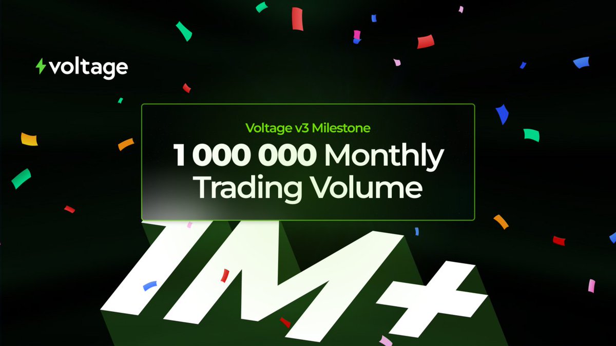 📢Milestone Alert! Our DEX's v3 pools have surpassed 1M in trading volume this April🚀🚀 This is a +63% from last month🤯 Props to our awesome community!💚 Stay tuned for what's next👀 @Fuse_network