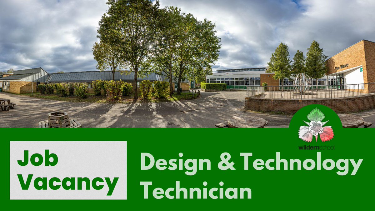 We are delighted to advertise an excellent opportunity for an enthusiastic individual who will play a vital part in supporting the delivery of our Design & Technology curriculum. mynewterm.com/jobs/136654/ED… #DTTechnician #SchoolSupportStaff #Technician