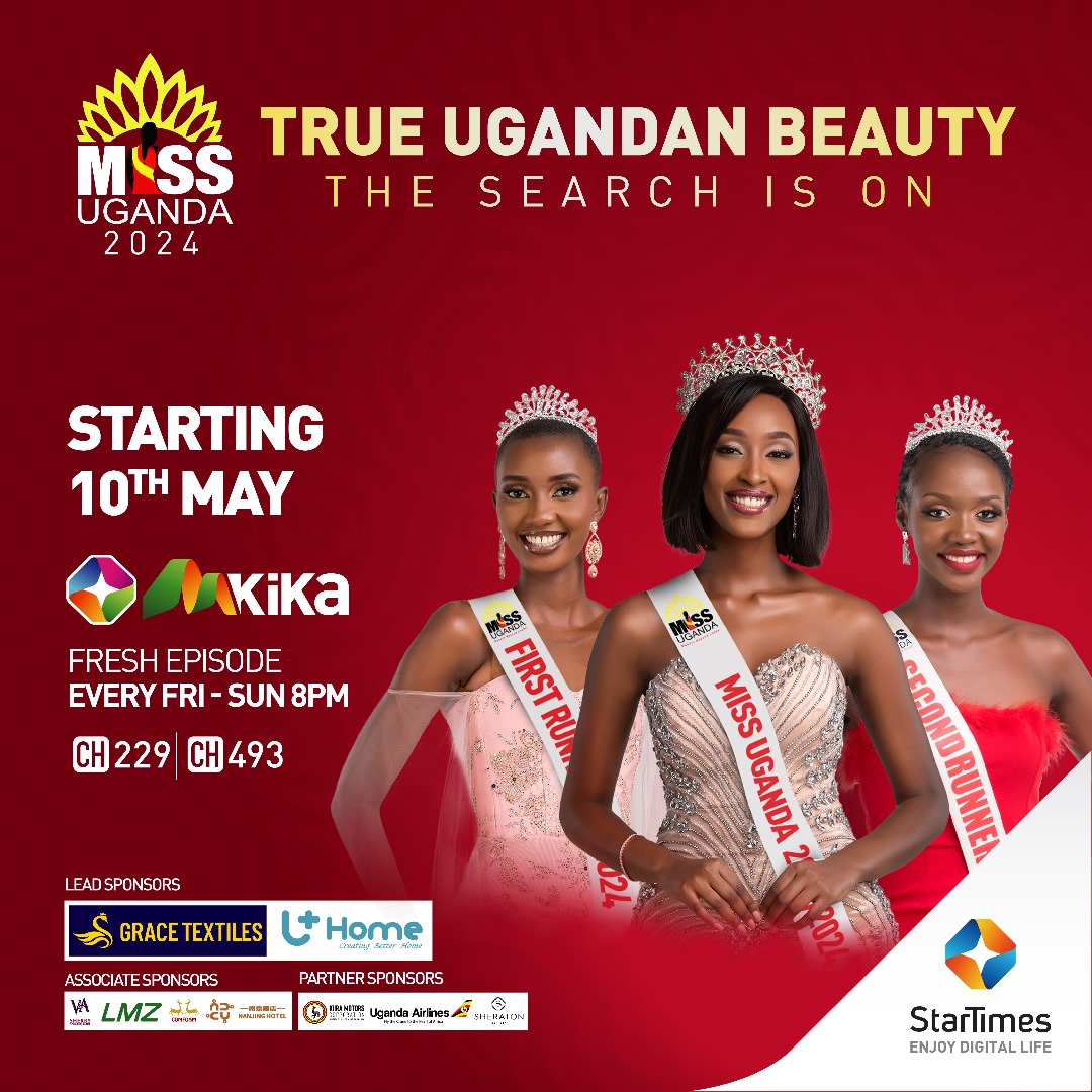 ARE YOU READY?! 💃🏽

Join us on #MakulaKika CH. 229/493 from the 10th of May, as we search for Uganda's true beauty. Fresh episodes airing every Friday - Sunday at 8:00pm, and reruns on #MakulaTV every Friday - Sunday, same time.

#TrueUgandanBeauty
#MissUganda2024
#StarTimesUg