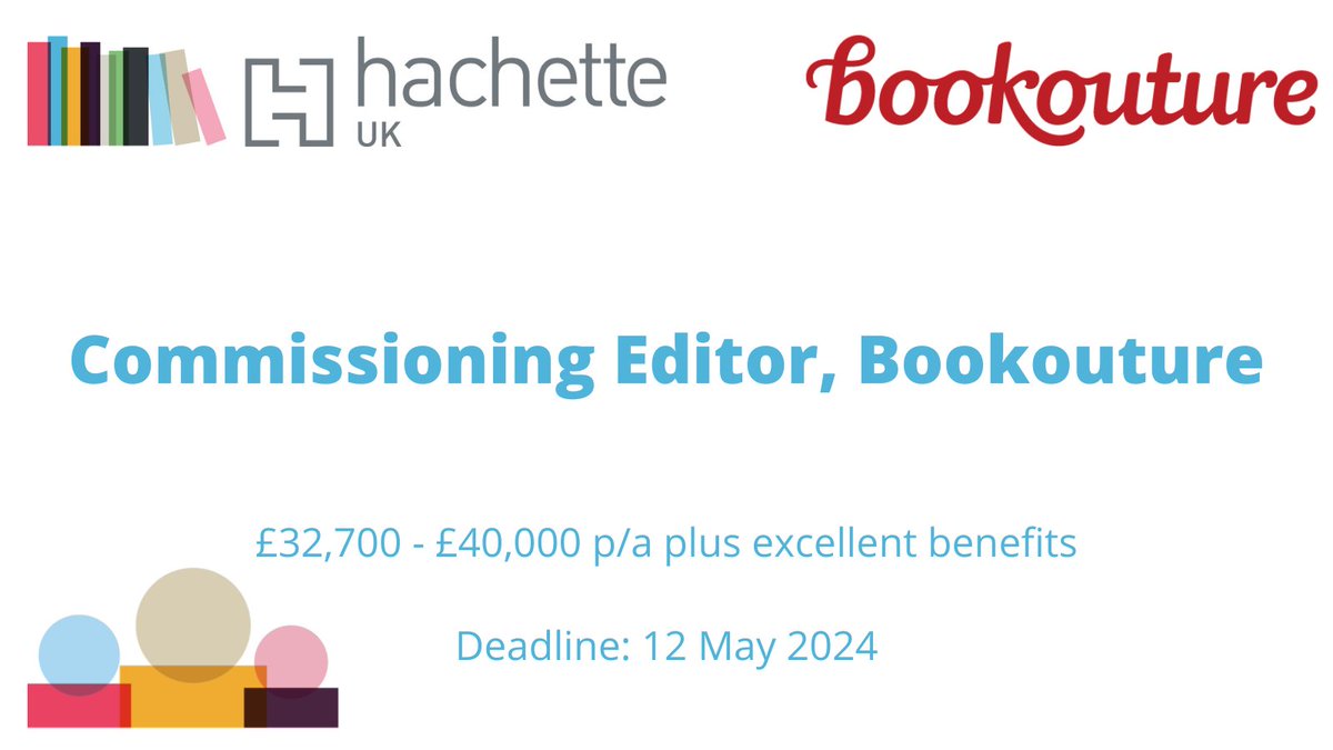 .@bookouture are looking for a Commissioning Editor to join our dynamic editorial team, to acquire and champion a broad range of exciting digital commercial fiction. Apply now: rb.gy/ljumb5