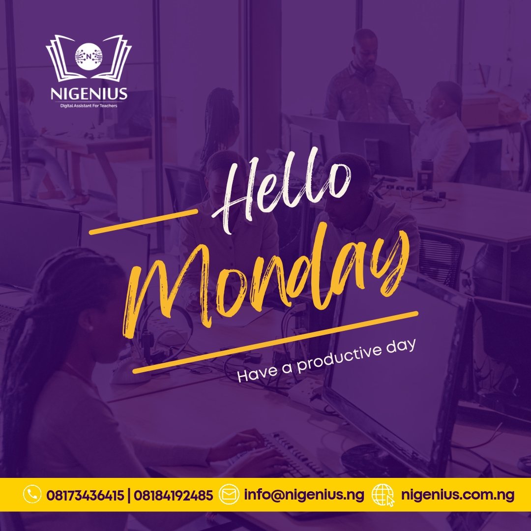 Rise and shine, it's a new week! 🌞 Let's kick off this Monday with positivity and productivity. Set your goals, stay focused, and make each moment count. You've got this! 

#ProductiveMonday #NewWeekNewGoals