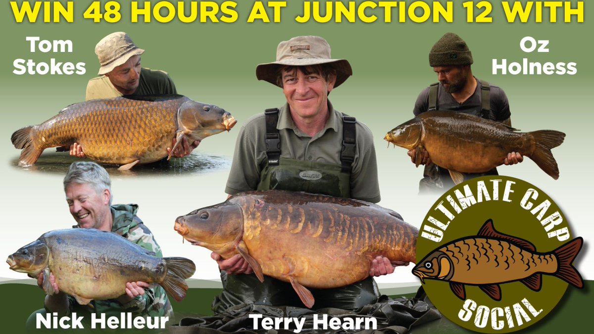 IT'S BACK... Win the ultimate 48 hour carp session with 4 legends of the sport - Terry Hearn, Oz Holness, Tom Stokes and Nick Helleur at Reading & District AA's superb Junction 12 lake. Tickets are just £2 - visit our site now to find out more  anglingtrust.net/ultimate-carp-…