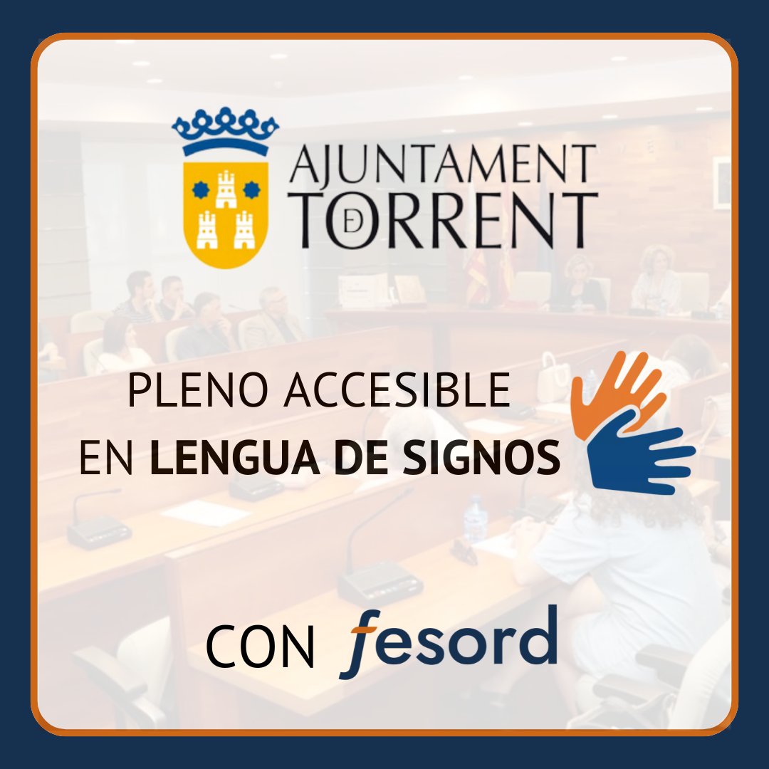 🟦 Pleno Municipal de Torrent accesible en LS 🗓 2 de Mayo de 2024 a las 18 h 📹 Streaming: youtube.com/@AjuntamentdeT… 📍 Salón de plenos del @Aj_Torrent