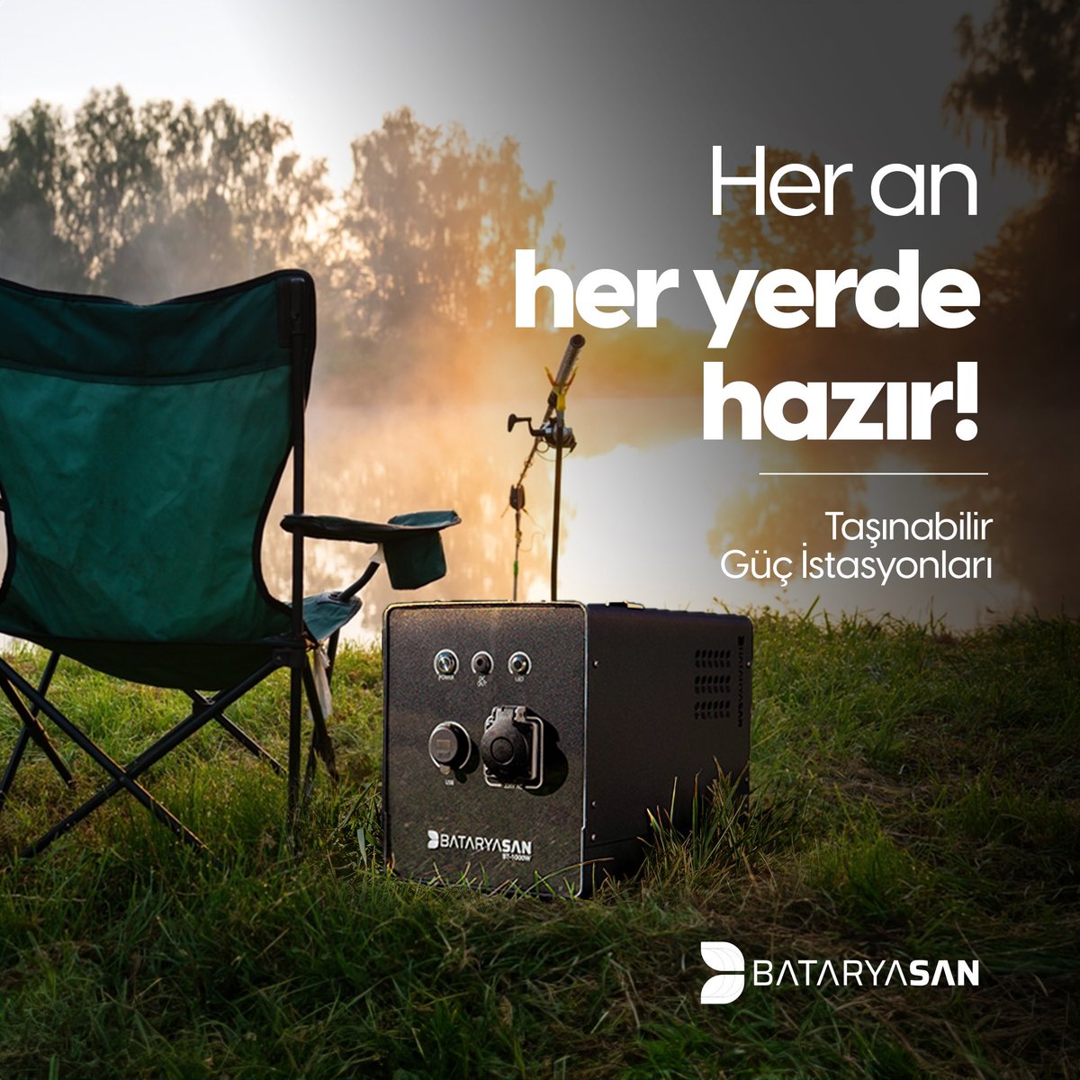 'Geçtiğimiz hafta sonu harika vakit geçirdik!' Demek için neyi bekliyorsunuz? #bataryasan #powergenerator #energy #taşınabilirenerji #kamp #greenhydrogen #powerstation