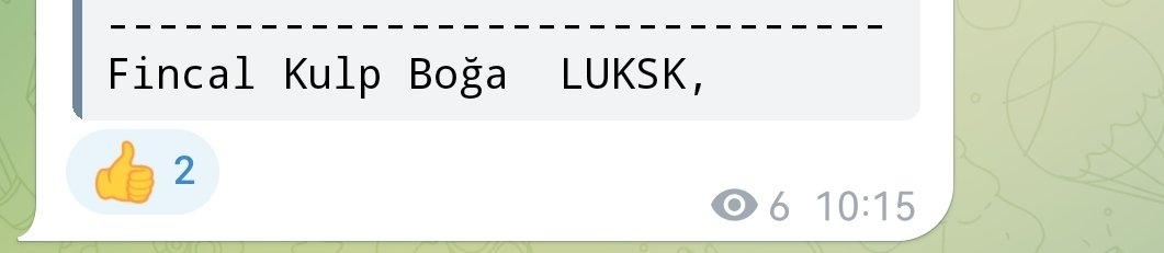 Sabah #luksk sinyal vermişti ve biraz alim yapmistimm

Çok güzel oldu tavan yaklaşmış