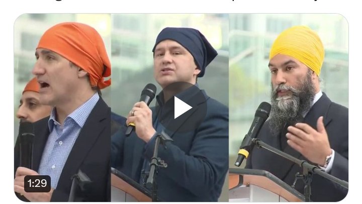 REMEMBER, 

These clowns are running for elections in CANADA 🇨🇦.....

NOT INDIA......

CANADA 🇨🇦 FIRST 
#VotePPC