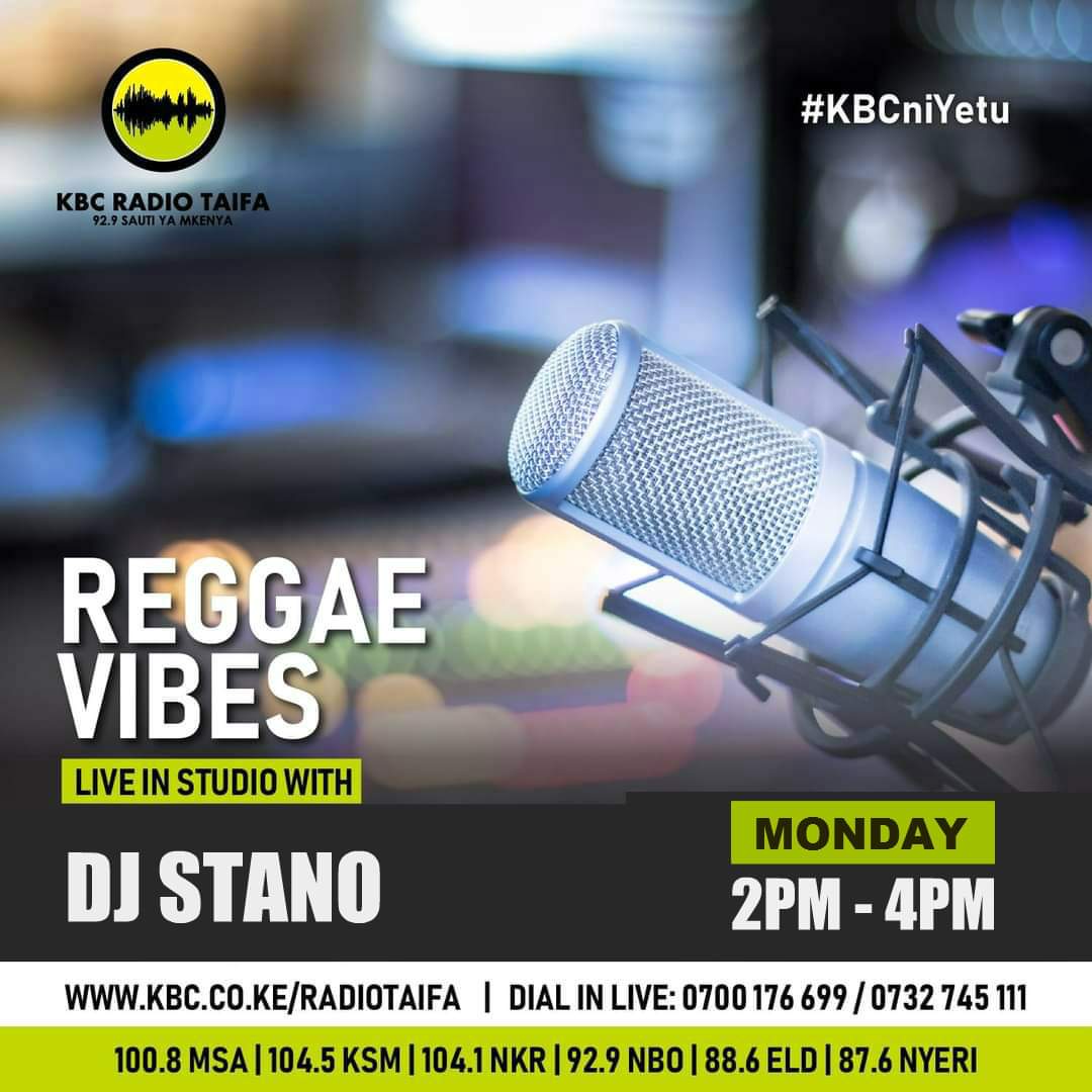 Kawaida ni kama sheria. Sheria ni #ReggaeVibesKbc jumatatu edition 2pm -4pm. Ama vipi bossi wangu.. #ReggaeMusicSoNice