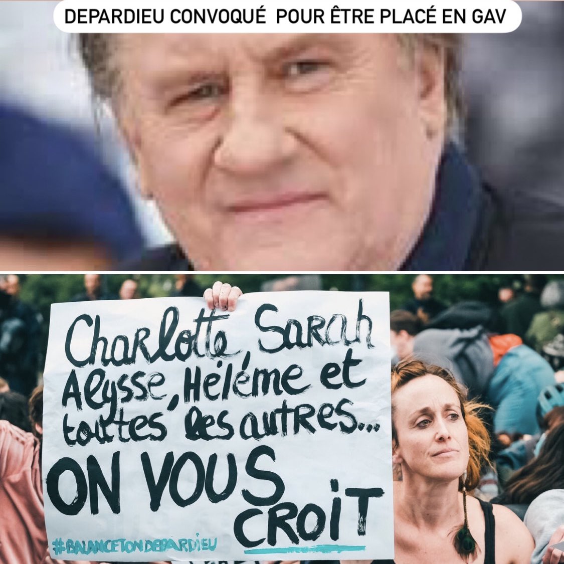 L’AIGLE NOIR EN CAGE ! 

Suite à 2 plaintes pour agression sexuelle, Gérard #Depardieu va enfin aller goûter au plaisir d’une GAV. 
Ravie de savoir que le monstre sacré va éprouver l’intimité immonde d’une cellule. 

#Paris