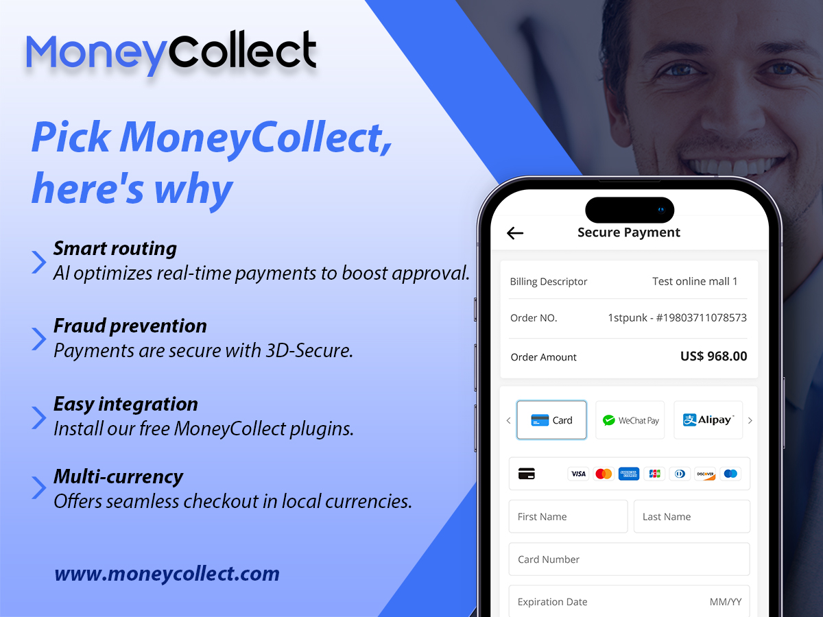 Elevate your global transactions with MoneyCollect 🌍 the smart choice for businesses worldwide!  #GlobalPayments #EffortlessTransactions