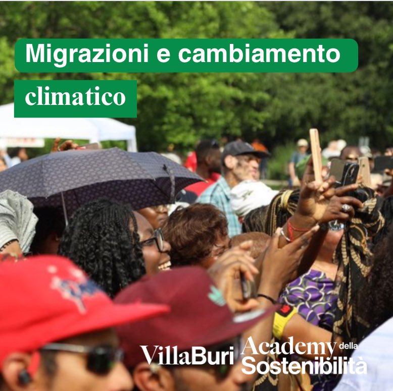 Entro il 2050 almeno 216 milioni di persone saranno costrette a #migrare a causa delle conseguenze del #cambiamentoclimatico. 
Ne parliamo a #VillaBuri all’incontro dell’#AcademydellaSostenibilità24 dell’11 Maggio.