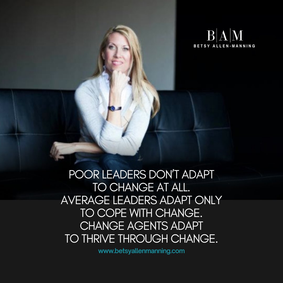 Poor leaders resist change, average leaders cope with it, but change agents thrive through it. Choose to lead with resilience and turn change into a journey of growth.

#DestinationWorkplace 
#LeadershipSpeaker 
#EmployeeExperiences 
#CorporateCulture 
#LeadershipDevelopment