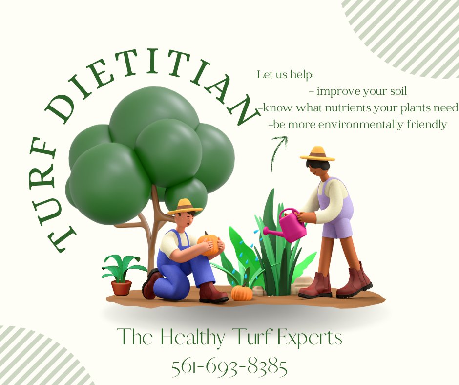 The Turf Experts  
#turflife #environment #turfgrassmanagement #irrigation #golfcourse #lawncare #irrigation #agriculture #turf #landscaperforpalmtreesinjupiter #PalmbeacGardens #Jupiter #JunoBeach #Tequesta #PalmBeach #Palmbeach_community #DNA #SoilTesting #BeCrop #SoilHealth