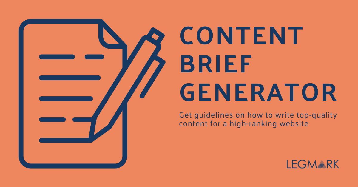 thelegmark's tweet image. 📝 The Legmark Digital Dashboard has a useful feature that can provide assistance and guidance on how to write content that will rank higher in Google - the Content Brief Generator. Check it out here 👉 bit.ly/4b52HZ9
#LegmarkDigitalDashboard #ContentBriefGenerator