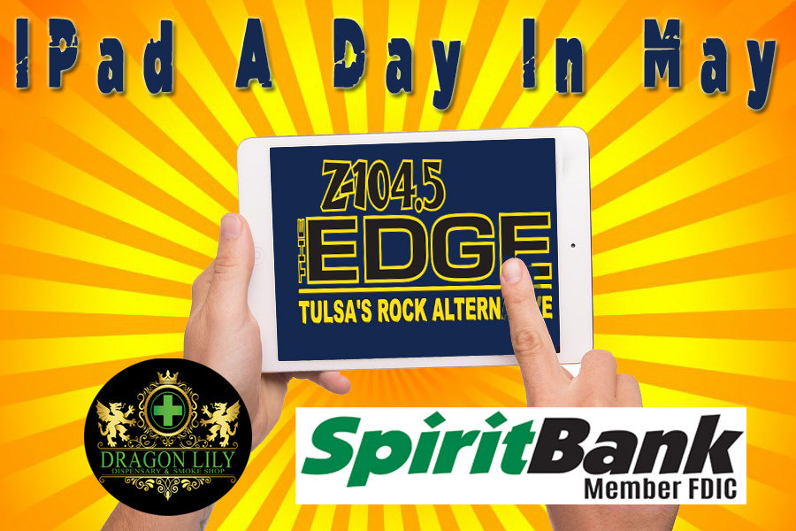 Get ready for your chance to win a FREE iPad on weekdays this month with iPad A Day In May! This week, swing by Dragon Lily at 81st & Yale to enter. Sign up by Friday at 6pm! Thanks to Spirit Bank and Dragon Lily Dispensary for making it happen! edgetulsa.com/contests/ipad-…