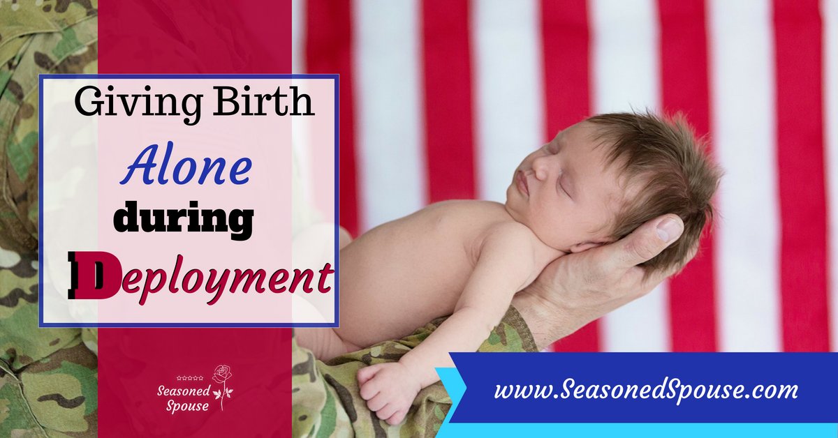 Did you know about ALL these resources for #pregnant military spouses and their new babies born during deployment? Share it with a mom who may be giving birth alone! bit.ly/2pQMT7E #ThisisDeployment #milso #milspouse #newbaby