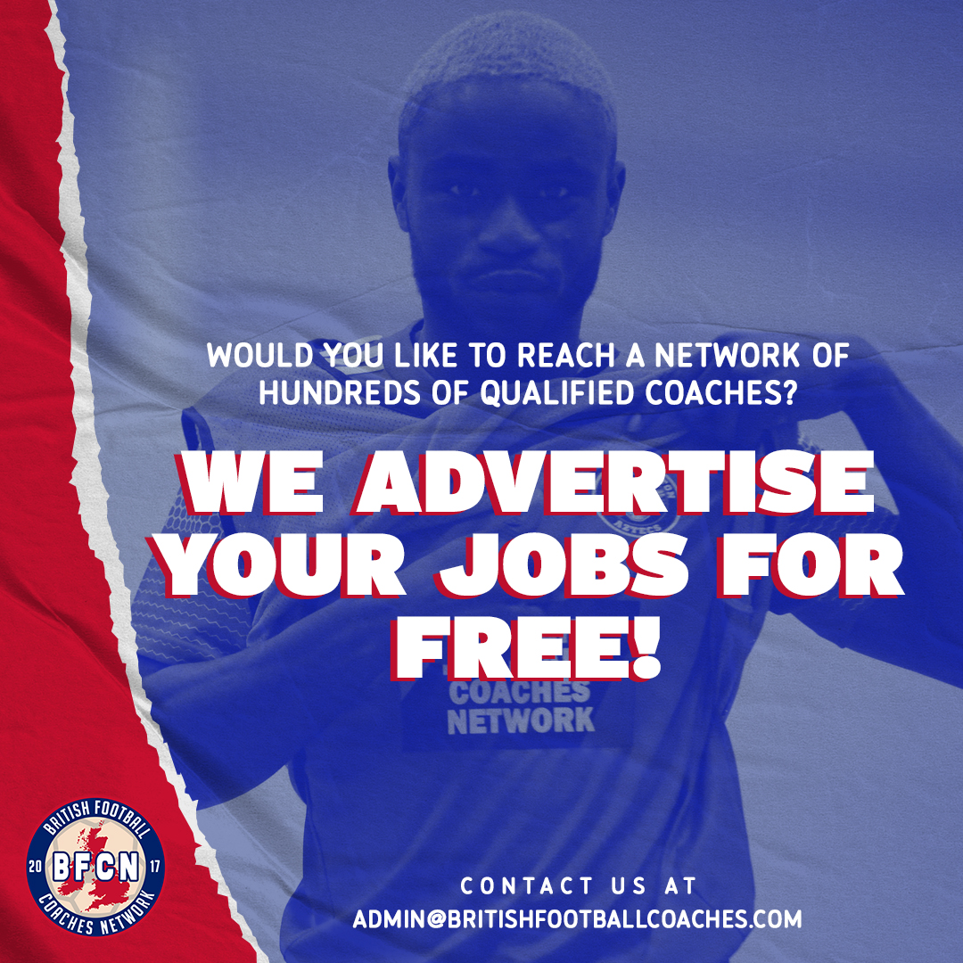 Do you have a role that needs filling? Would you like your position to be seen by hundreds, even thousands of qualified applicants? We advertise your jobs for free. No fees. No matter how big or small the position.

britishfootballcoaches.com/submit-job

#FootballJobs #JobsInFootball