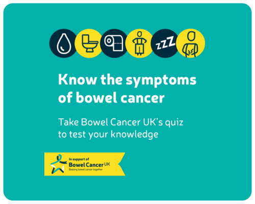 This #BowelCancerAwarenessMonth, the #OneThing @bowelcanceruk want you to do is test your knowledge about the disease. You can also enter a prize draw to win a year’s supply of @Andrex toilet roll! Enter👇 bowelcanceruk.org.uk/support-us/bow…