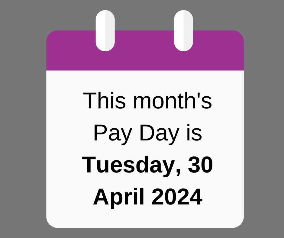 This month’s Pension Payday is Tuesday 30th April 2024. 

Log into mypension: buff.ly/41GM4j0 to view your latest payslip.