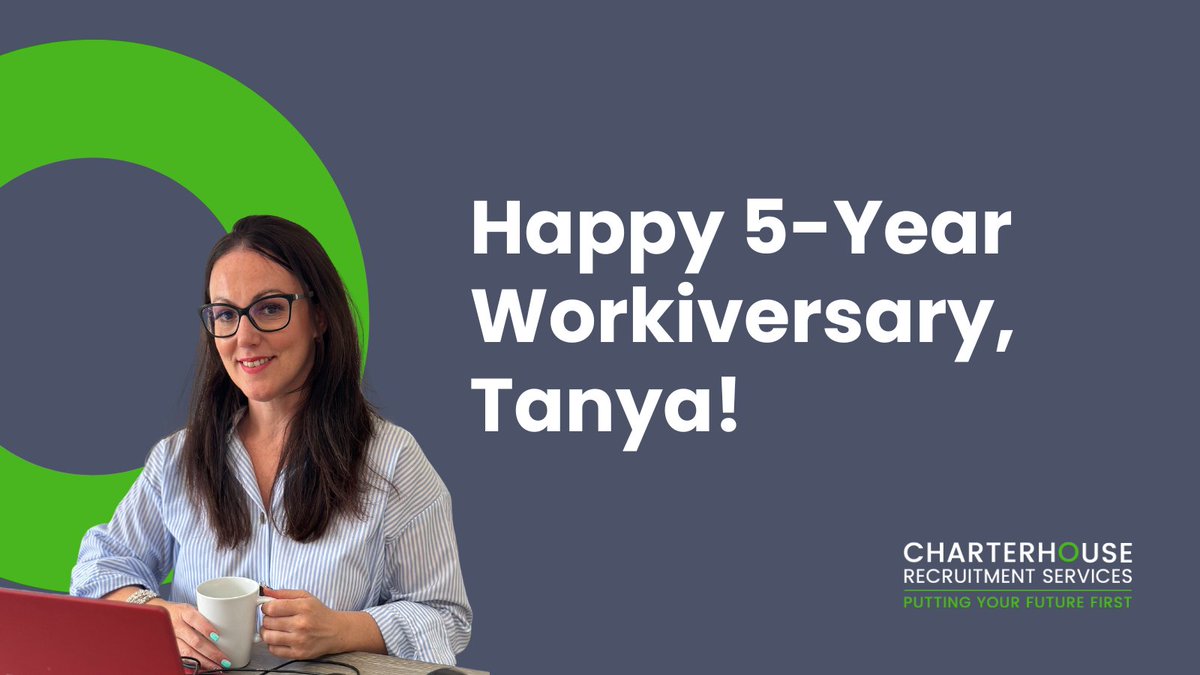 Today, the spotlight is on Tanya, our superstar recruiter, marking a fabulous 5-year journey of making career dreams come true! 🌟🥳 #recruiter #chesterrecruiter #yorkrecruiter #chesterjobs #yorkjobs #recruitmentagency #jobsearch #jobopportunities #hiring #hirewithus