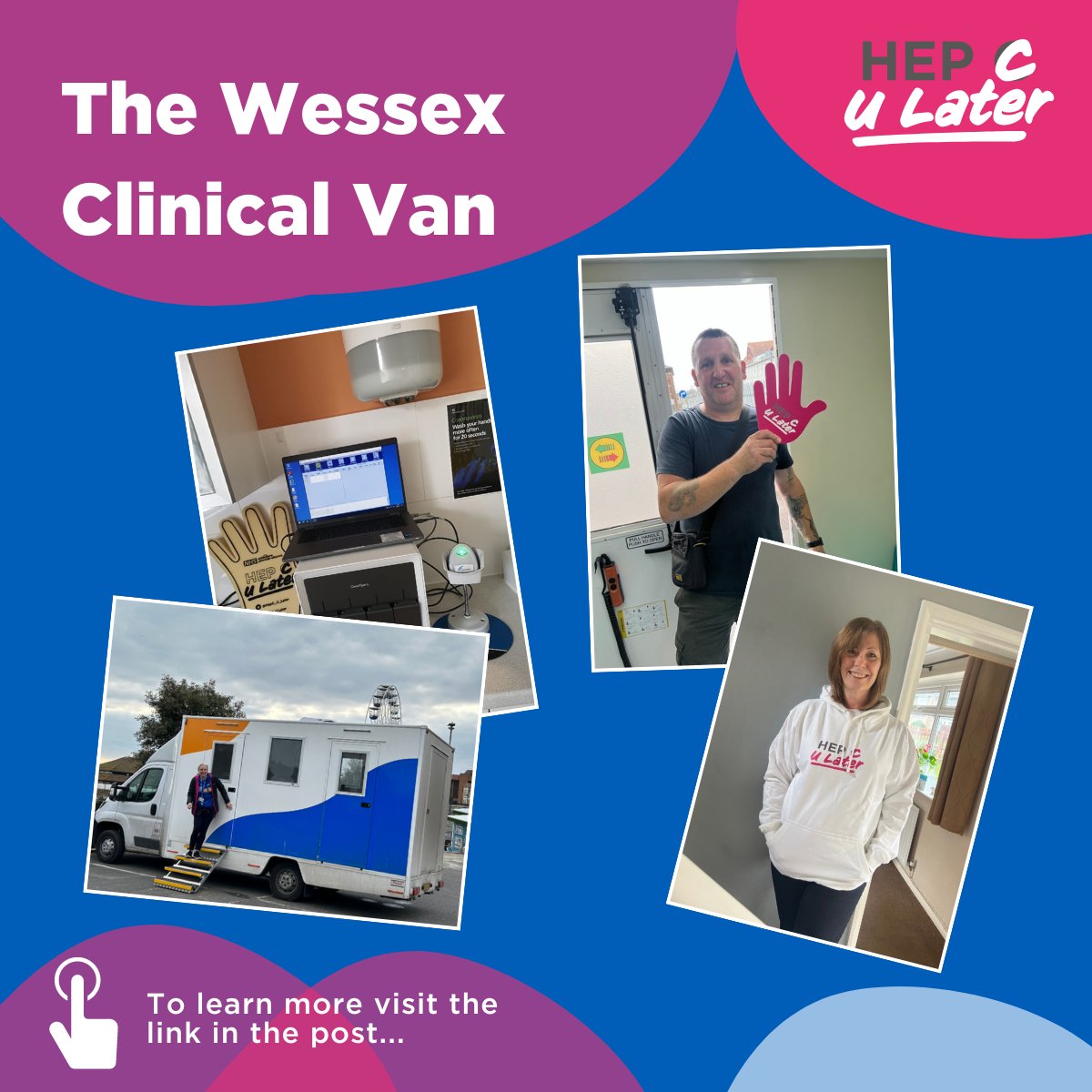 The Wessex Clinical Van team is an initiative introduced by Inclusion and the Wessex ODN, part of NHS England's national elimination programme, to deliver hepatitis C testing to at risk communities.  

Find out more about the work the team undertake -  orlo.uk/K5Ir6