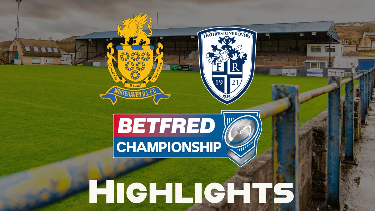 It was an enthralling, entertaining 80 minutes at The Ortus Rec yesterday afternoon. See all the highlights from our Round 6 clash vs Featherstone with commentary kindly provided by @bbccumbriasport's Jordan Weir & Ashley Kilpatrick. 📺➡️ youtu.be/QITBi1s8iKw #WeareHaven