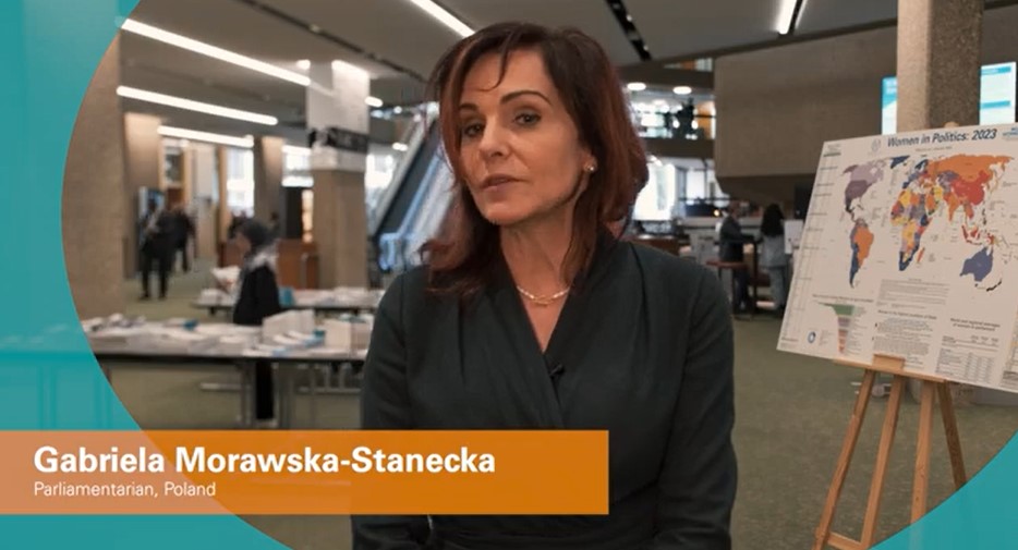 #Poland🇵🇱 MP @GabrielaMorStan discusses the importance of #multilateralism and the role of individual #MPs in challenging governments on issues of global #peace and security.🕊️ 🎥Watch her conversation with the #IPU ➡️ipu.org/news/voices/20…