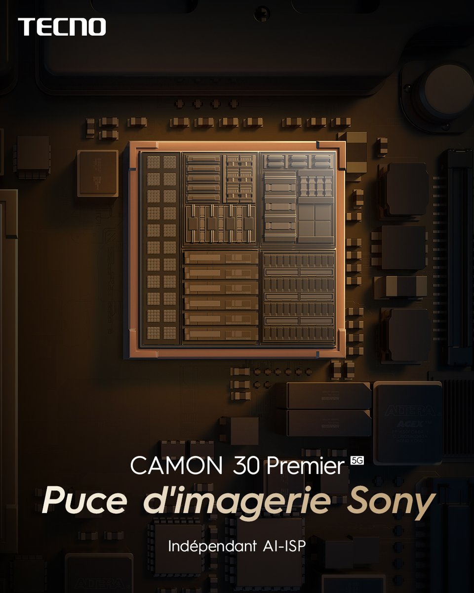 La Puce d'Imagerie Sony intégrée au CAMON30 Premier combine une technologie avancée de traitement d'image avec une résolution ultra-haute pour des photos d'une clarté exceptionnelle, même dans des conditions de faible luminosité.
#TECNO_ML #CAMON30Premier5G #LeadingRole