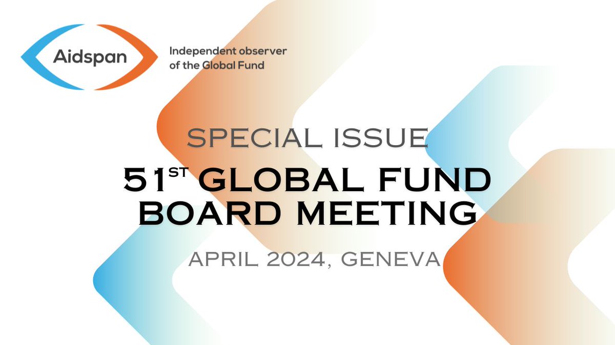 The @GlobalFund Board wrapped up its April session addressing vital points on resource mobilization & policy revisions. Discussions ranged from public financial management to engaging more with civil society. Clock ticks towards the Eighth Replenishment 🔗aidspan.org/current-gfo-is…