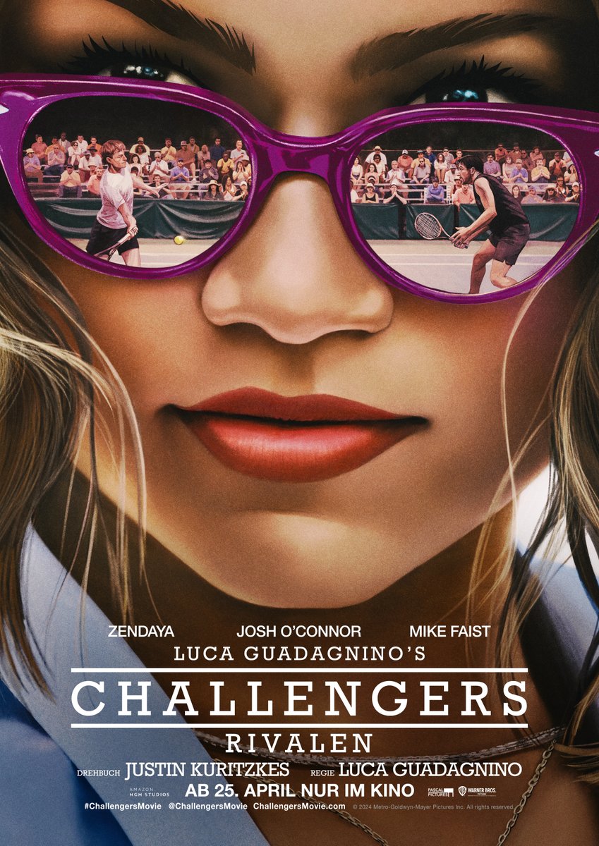 Eine Frau und zwei Männer: CHALLENGERS - RIVALEN ist energetisches Kino, das für frischen Wind aus Hollywood sorgt wolframhannemann.de/archiv/202404.… #ChallengersMovie #lucaguadagnino #zendaya #dolbyatmos #dolbyvision