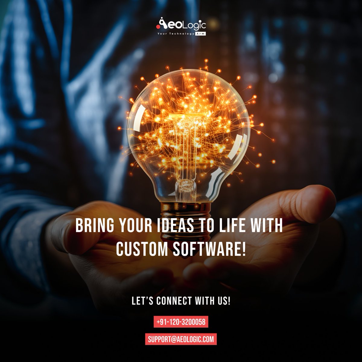 Bring Your Ideas to Life with Custom Software!   

Contact us at +91-120-3200058 or 📧 email us at support@aeologic.com to start your project today!

 #CustomSoftware #TechSolutions #AeologicTechnologies #InnovateWithUs #SoftwareDevelopment #DigitalTransformation