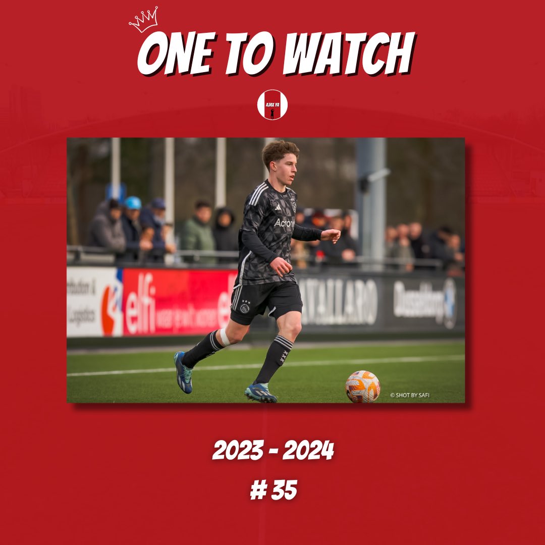 👀 𝗢𝗡𝗘 𝗧𝗢 𝗪𝗔𝗧𝗖𝗛 #35

👤 Jan Faberski (18, #AjaxU18) 
📍 ATT/MID
🌟 In great form the last weeks with important goals and assists! He scored and won a penalty last Friday. 👏

🔢 28 Off. Matches
⚽️ 9 Goals
🅰️ 6 Assists

#AjaxYouth #TalentoftheWeek #OTW