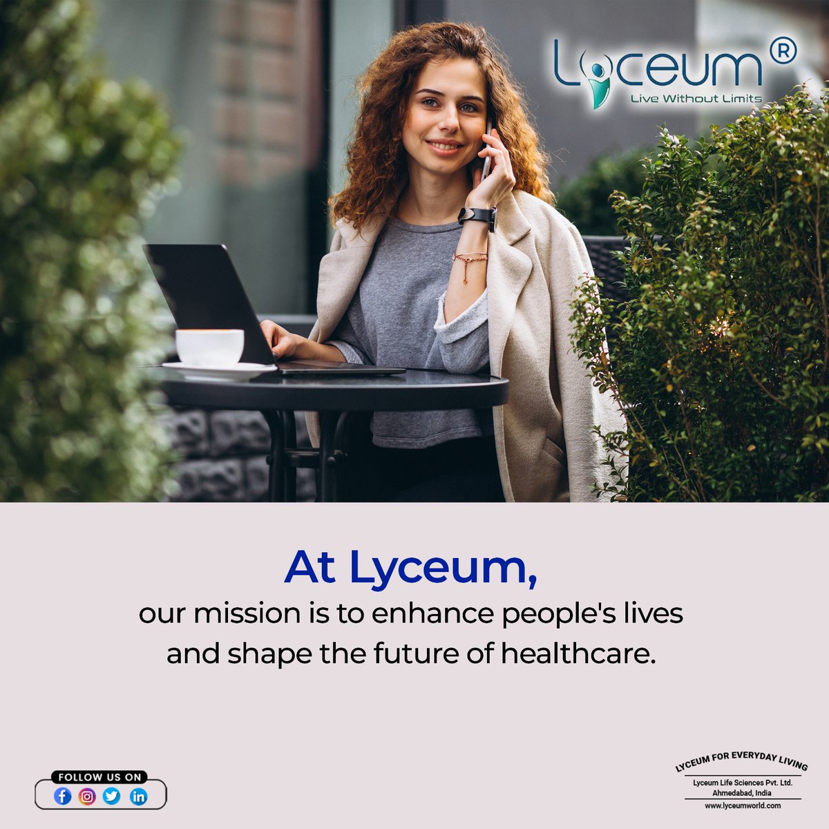 #Shaping_FutureOfHealthcare
#Lyceum_World 
#Live_Without_Limits