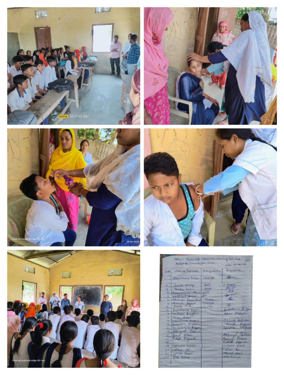 Observed NDD and World Immunization Week held at Darugre Govt. LP School, #EastGaroHills & Maulakandi #WestGaroHills.
Immunization & Deworming of children is being done throughout the whole State, to protect & prevent the children from worms & other vaccine-preventable diseases.