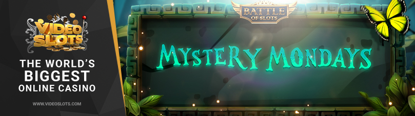 Mystery Mondays kicks off at 18:00 GMT. Take on other players in Aztec Ascension for your chance to win a share of 25,000 extra spins!

videoslots.com/battleofslots-…

Play Responsibly | 18+