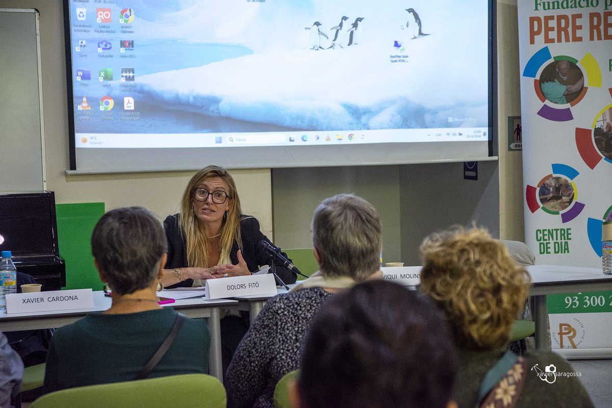 PONÈNCIA | La directora de l'Àmbit d'Atenció a les Persones Grans de Sant Andreu Salut, Dolors Fitó, va participar divendres, com a ponent, en la jornada 'Experiències en el camp del cuidar les Persones Grans', organitzada per la Fundació Pere Relats.