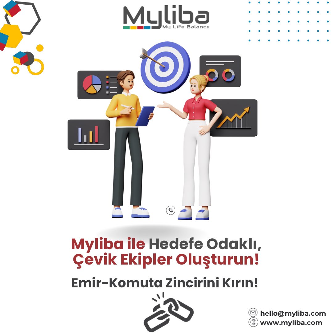 Hedefleri departmanlara veya statülere uydurmaya çalışmak yerine Myliba ile tüm organizasyonu ortak bir hedefe odaklayın.

Myliba demo hesabı için tıklayın!

myliba.com/tr/iletisim/

#OKR #CFR #OKRsoftware #objectiveandkeyresults #Coach 
#Consultancy #performancemanagement