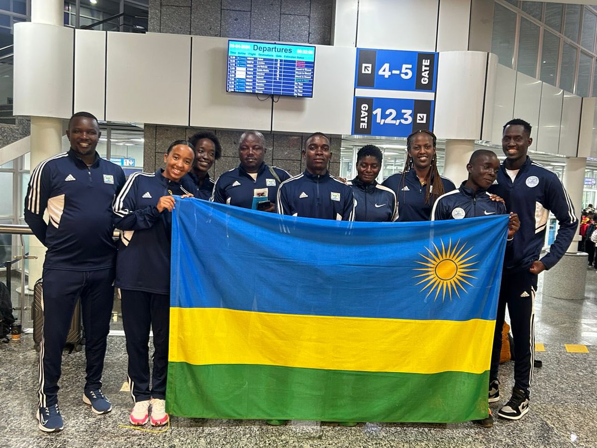 Our Swimming National Team off from Kigali this Monday, April 29, 2024 to Luanda,Angola ahead of 16th Edition of the African Swimming & Open Water Championship. In this Competition, the best performers will count towards direct qualification for the 2024 Olympic Games in Paris.