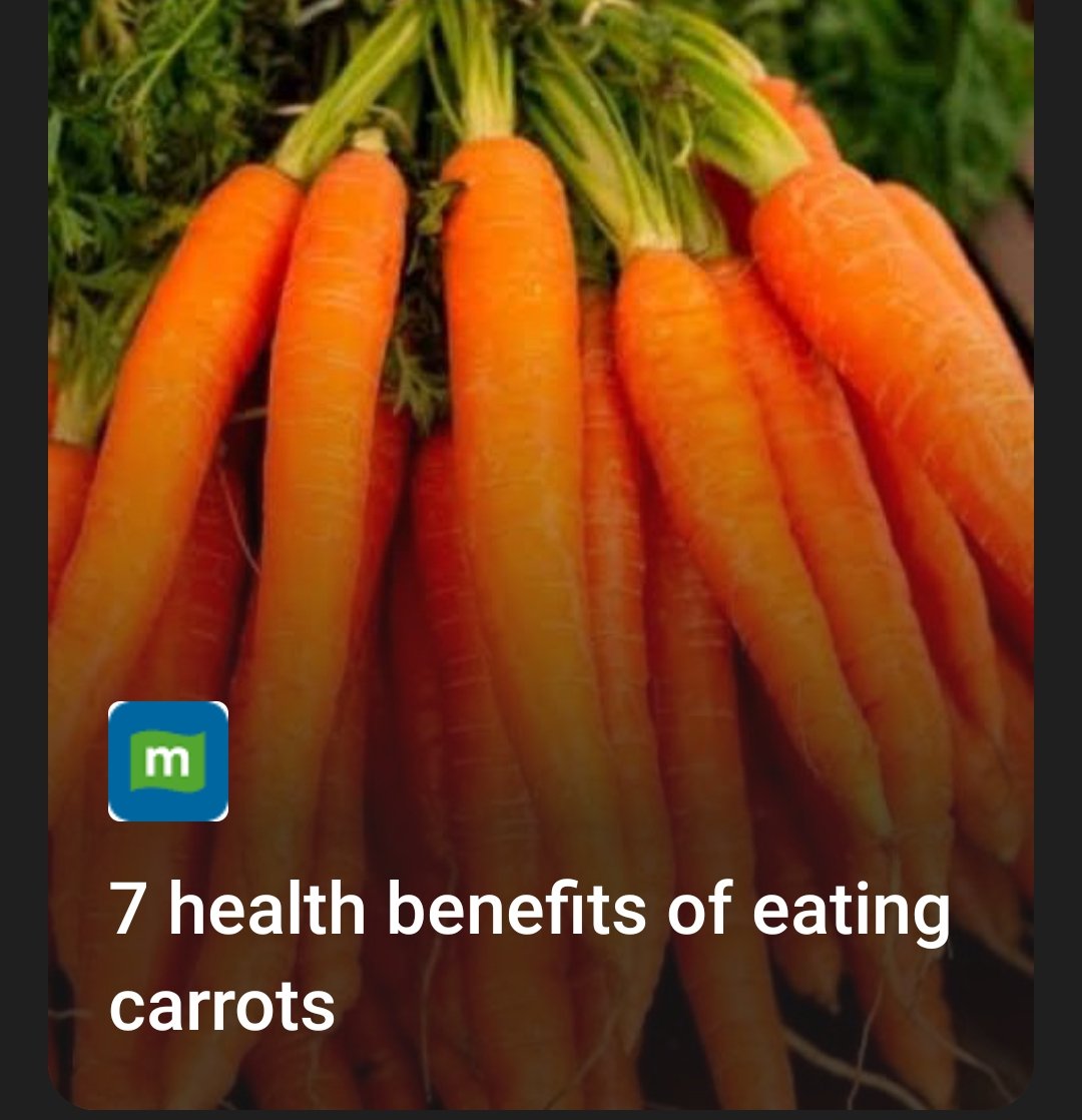 7 Health Benefits Of Eating Carrots . Open Thread 👇 . #Wizkid