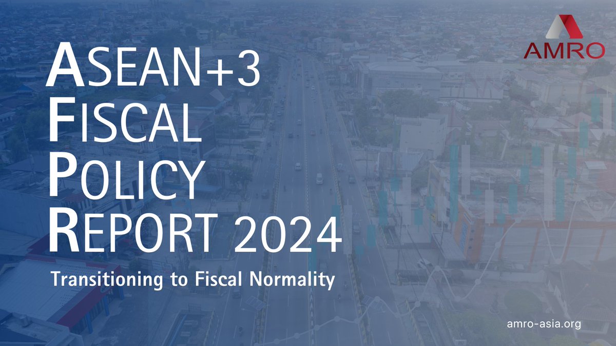 Fiscal positions of #ASEANplus3 economies improved in 2023, buoyed by economic recovery. The region's govt debt is forecast to rise at a slower pace & gross financing needs are expected to remain elevated over the medium term. ➡️ Download the full report: bit.ly/3QmATYn