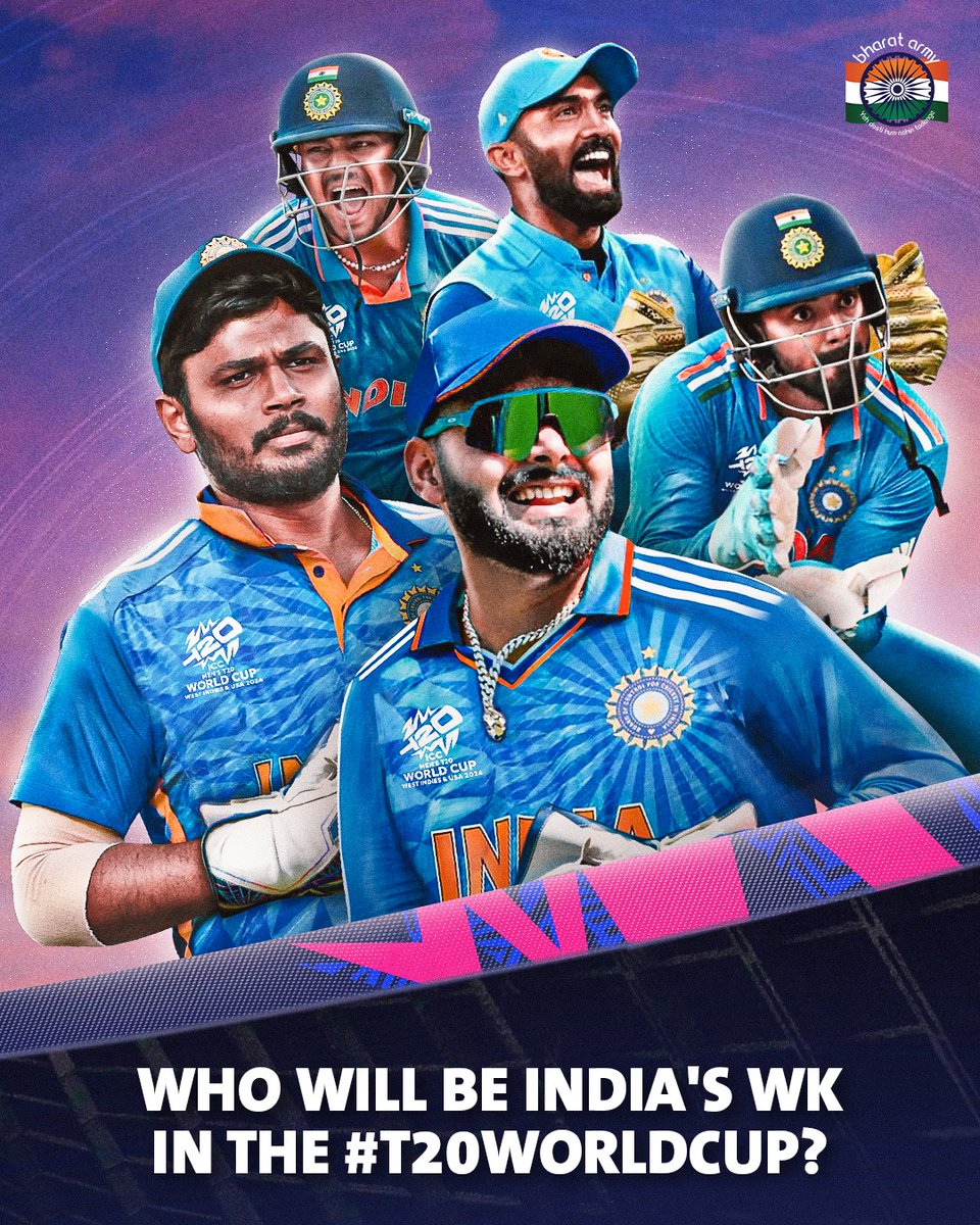 🤔 Pick your wicket-keeper choices for the #T20WorldCup! Comment 👇

📷 Getty • #DineshKarthik #RishabhPant #IshanKishan #SanjuSamson #KLRahul #TeamIndia #BharatArmy #COTI🇮🇳