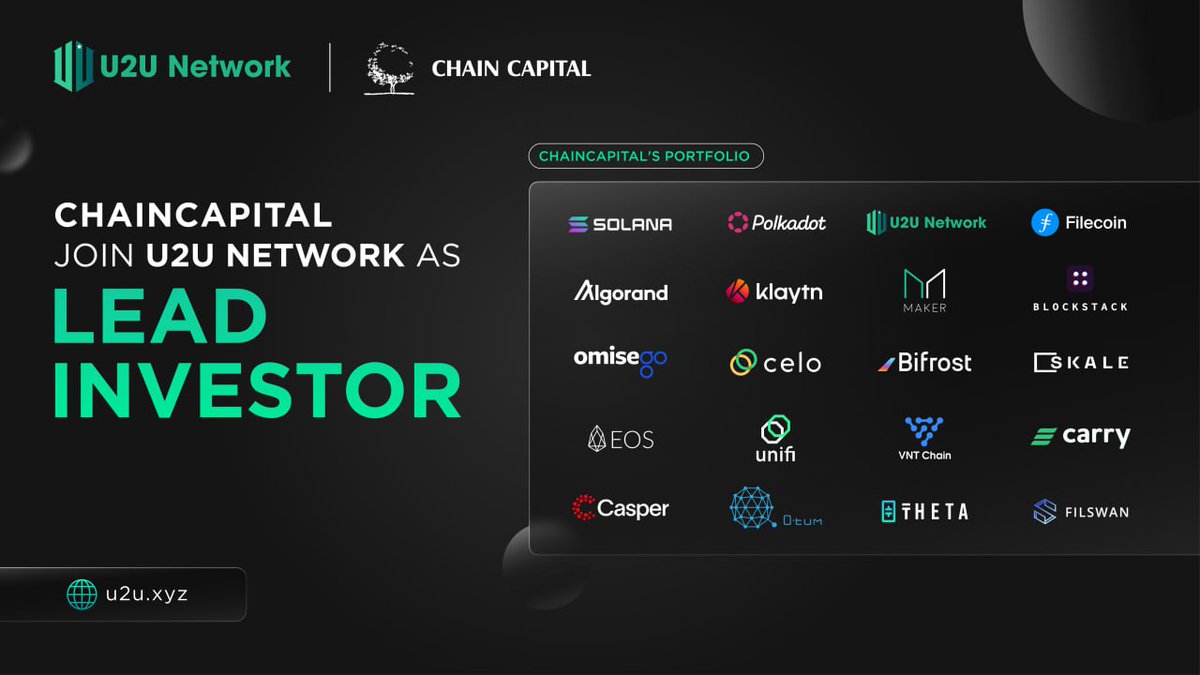 #Hunters

#Retroactive is an early project featuring a
potential #Airdrop

#U2U #Network - #EVM compatible chain with infinite
scalability solutions. Over $10M raised in 2023
#SeedRound with @ChainCapital666 joining @uniultra_xyz as Lead Investor

x.com/uniultra_xyz/s…

1/5