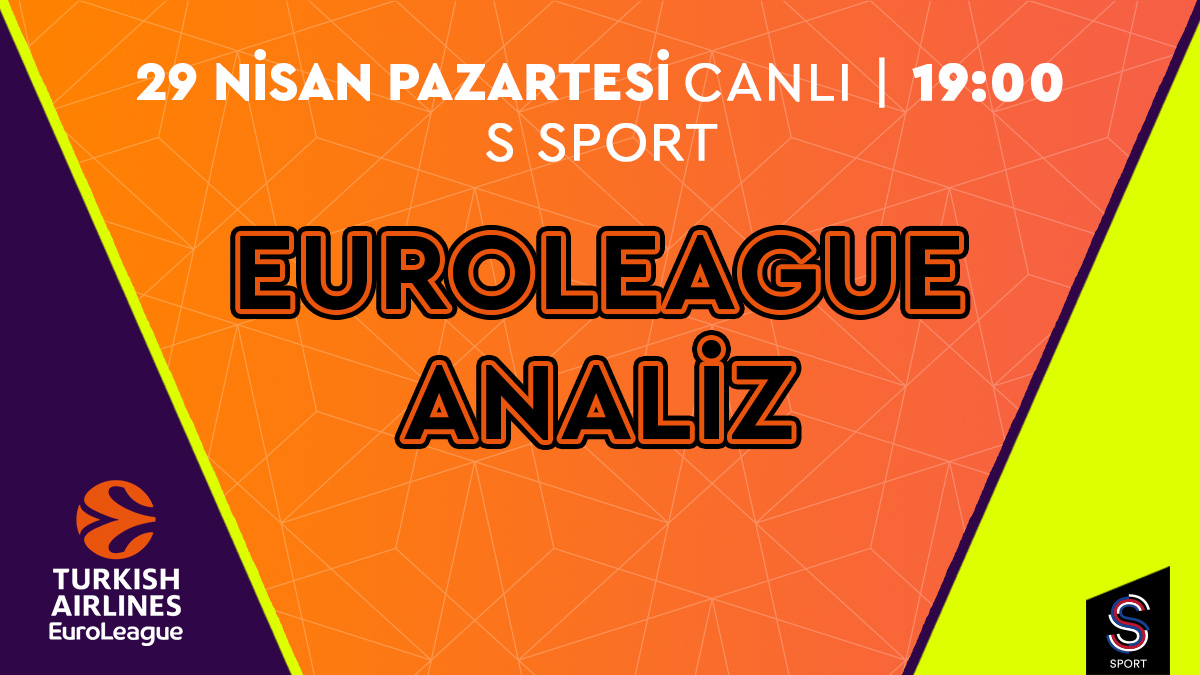 🏀 EuroLeague Analiz programı birazdan canlı yayınla S Sport ve S Sport Plus'ta! bit.ly/3aGpDAG