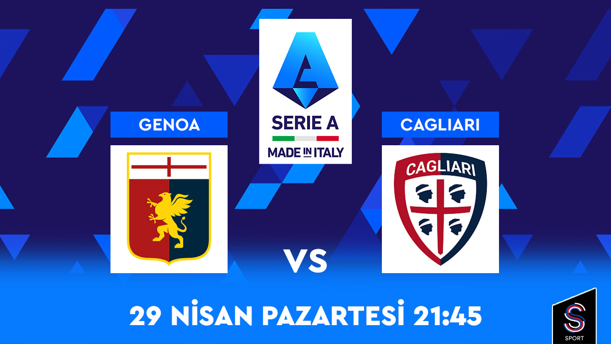 🇮🇹 #SerieA'nın 34. haftasında oynanacak olan Genoa - Cagliari karşılaşması, birazdan canlı yayınla S Sport2 ve S Sport Plus'ta! ⚽ bit.ly/3lFea9C
