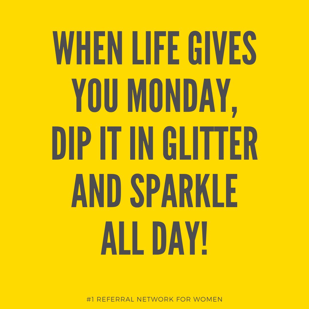 What a fabulous quote to start a Monday and the new week! 
Go dip your Monday in glitter and sparkle all day 😊

#MondayMotivation #MondayQuote #MichelleObama #WomenInBusiness #BusinessInspiration