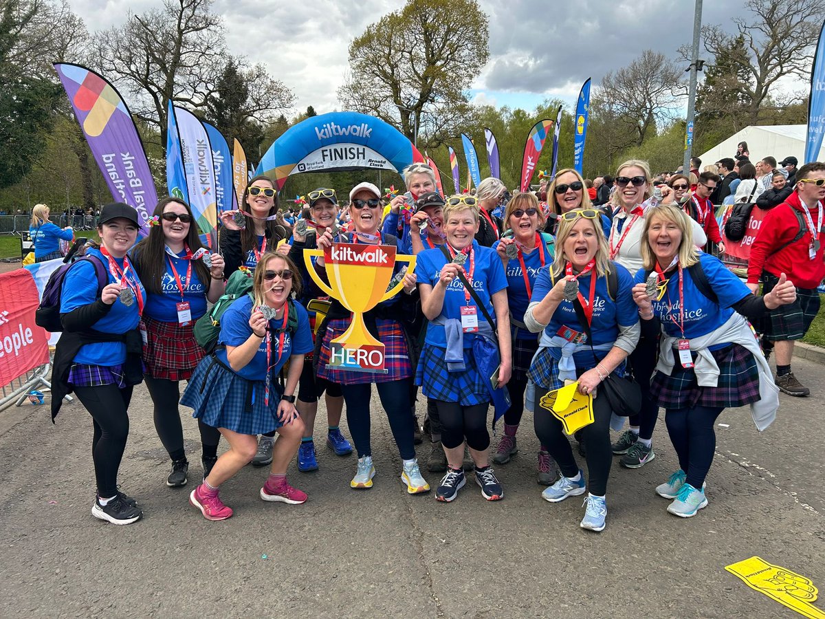 What an amazing day yesterday at the Kiltwalk where we walked for Kilbryde Hospice. Any donations welcomed, thanks to all who have already donated. Frances x

justgiving.com/page/margaret-…